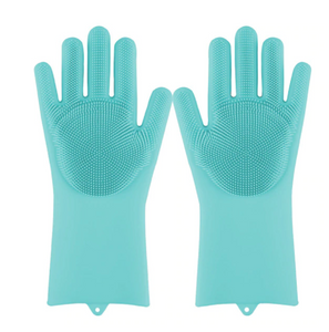 Gants de vaisselle magique en silicone.