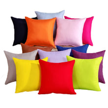 Charger l&#39;image dans la galerie, Housse de coussin Simple de couleur unie
