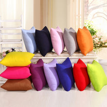 Charger l&#39;image dans la galerie, Housse de coussin Simple de couleur unie
