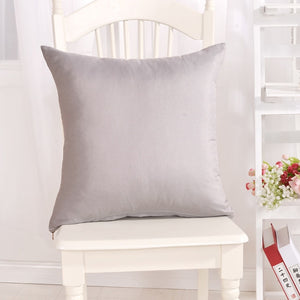 Housse de coussin Simple de couleur unie