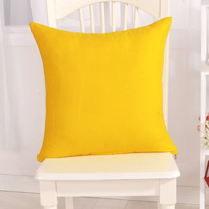 Housse de coussin Simple de couleur unie