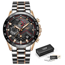 Charger l&#39;image dans la galerie, Montre luxueuse en acier inoxydable pour homme, 2020
