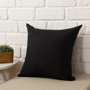 Housse de coussin Simple de couleur unie