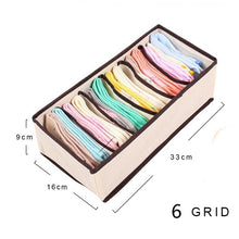 Charger l&#39;image dans la galerie, Boîtes de rangement à grilles pliable en tissu
