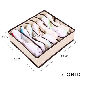 Boîtes de rangement à grilles pliable en tissu