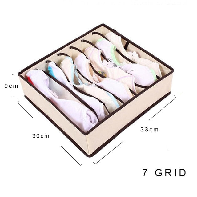 Boîtes de rangement à grilles pliable en tissu